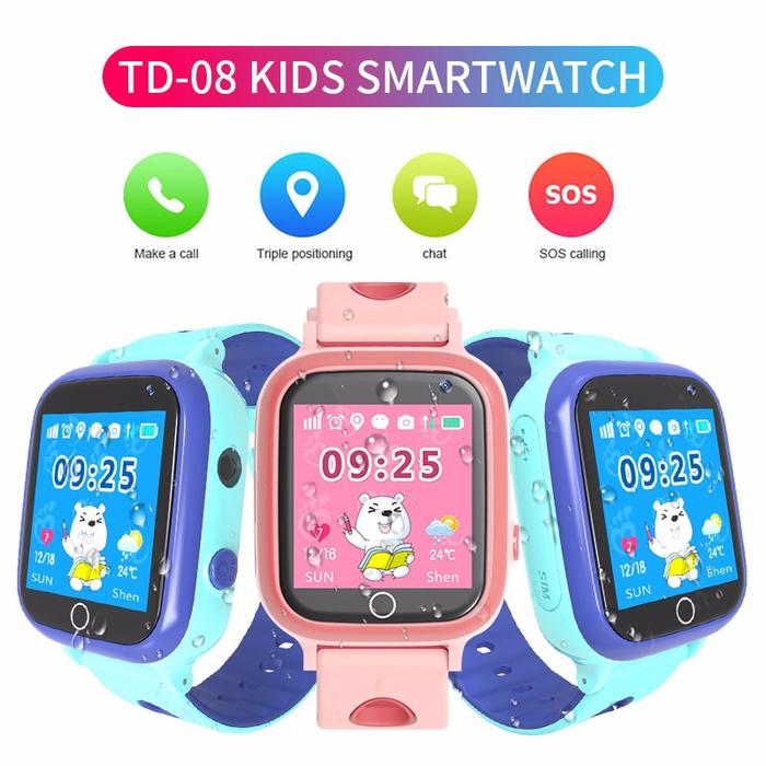 1.44'' HD Screen Kids Smartwatch WIFI/GPS/LBS/SIM Card Support