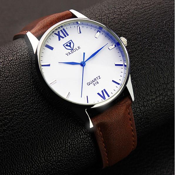 YAZOLE Jam Tangan Pria Rome Scale Business Anti Air Men's