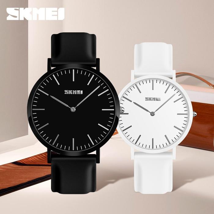 SKMEI Jam Tangan Couple Fashion Simple Quartz Silicone Couple