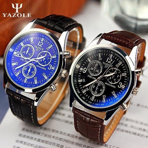YAZOLE Jam Tangan Pria Business Fashion Quartz