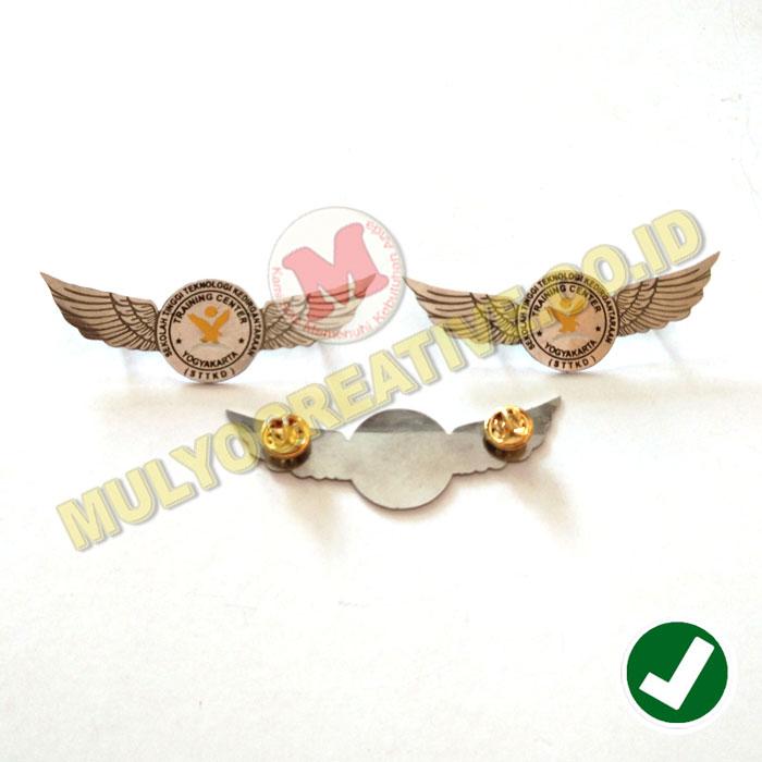 Wing Logo Sekolah Penerbangan - Lencana Wing Logo STTKD Murah