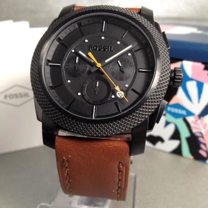 Jam Tangan Pria Merek Fossil FS5234 & FS 5234 Kulit Original 4.5cm