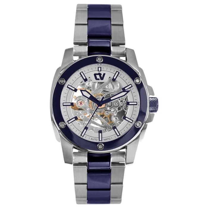 JAM TANGAN CHRIST VERRA CV 71062L-1F WANITA SILVER BLUE AUTOMATIC ORI