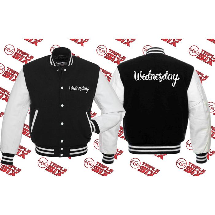 Jaket Varsity Distro Fashion Wednesday Rabu