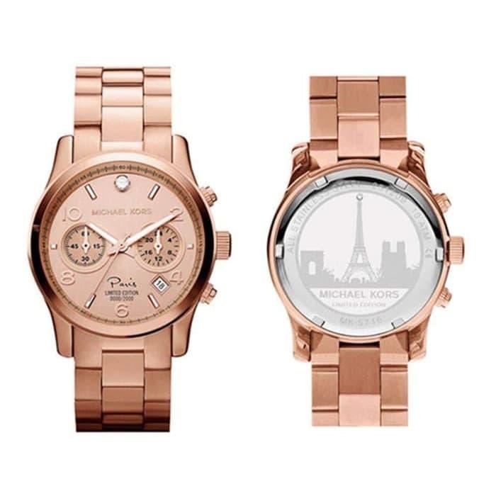 Jam Tangan Wanita Michael Kors MK5716 Paris Original Gold Authentix