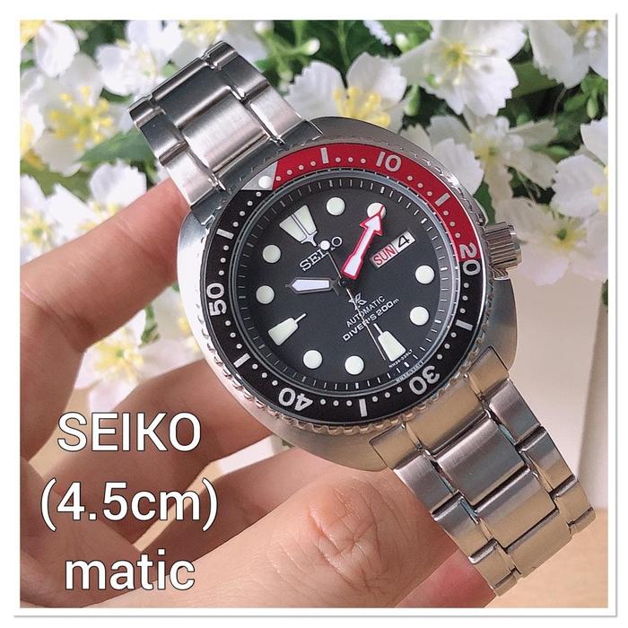 Jam Tangan Pria Merek Seiko Diver Padi Steel Automatic Ori BM