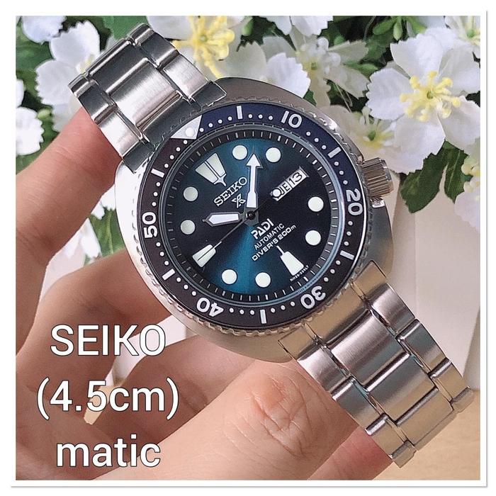 Jam Tangan Pria Merek Seiko Diver Padi Stainless Automatic Ori BM