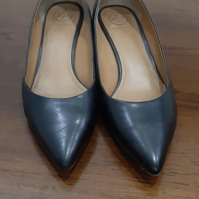 preloved authentic tory burch shoes elana pump kitten heels