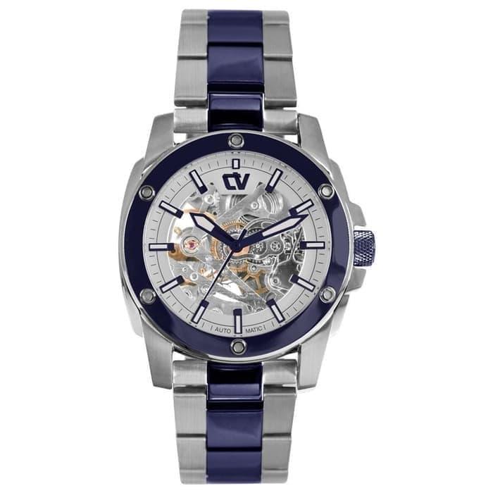 JAM TANGAN CHRIST VERRA CV 71062L WANITA SILVER BLUE AUTOMATIC ORI
