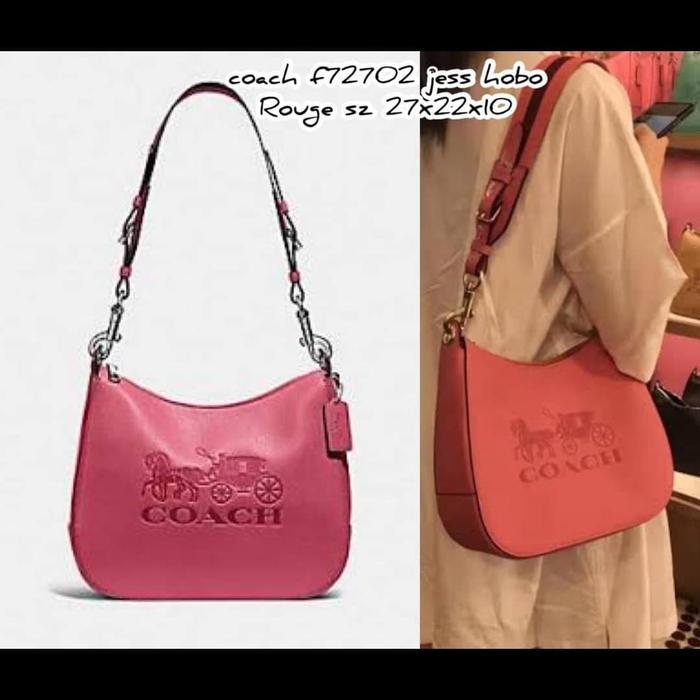 coach jess hobo pink