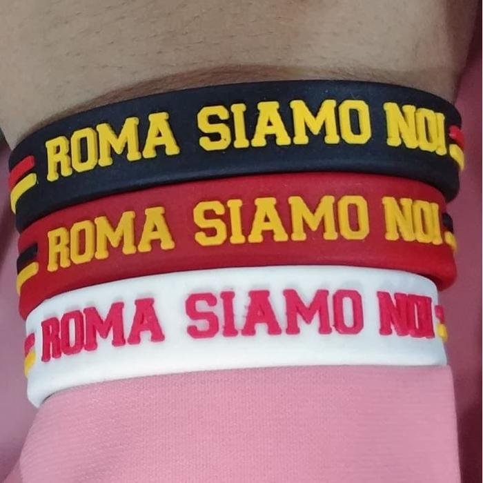 Gelang AS Roma "Roma Siamo Noi" Bracelets Rubber