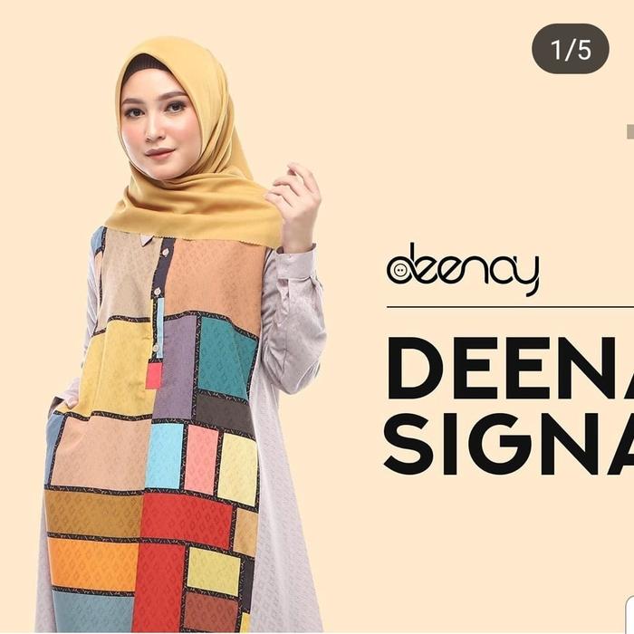 Tunik Raras Mustard sz S, M dan L by Deenay Signature