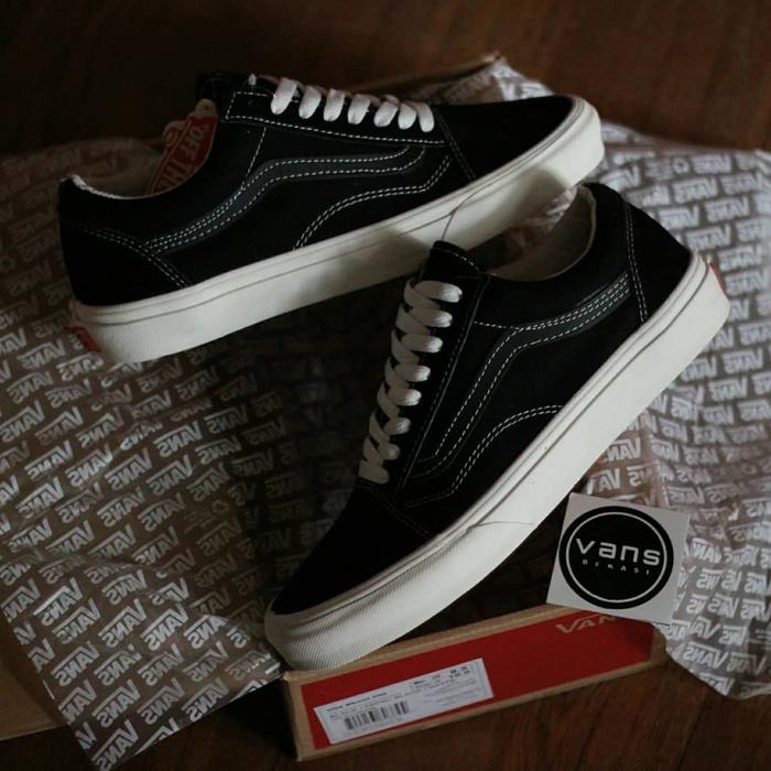 Vans Oldskool OG Black Aspac Black White Premium Quality BNIB