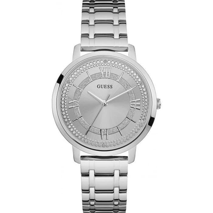 Jam Tangan Wanita Merek Guess W0933L1 Stainless Original 4.0cm