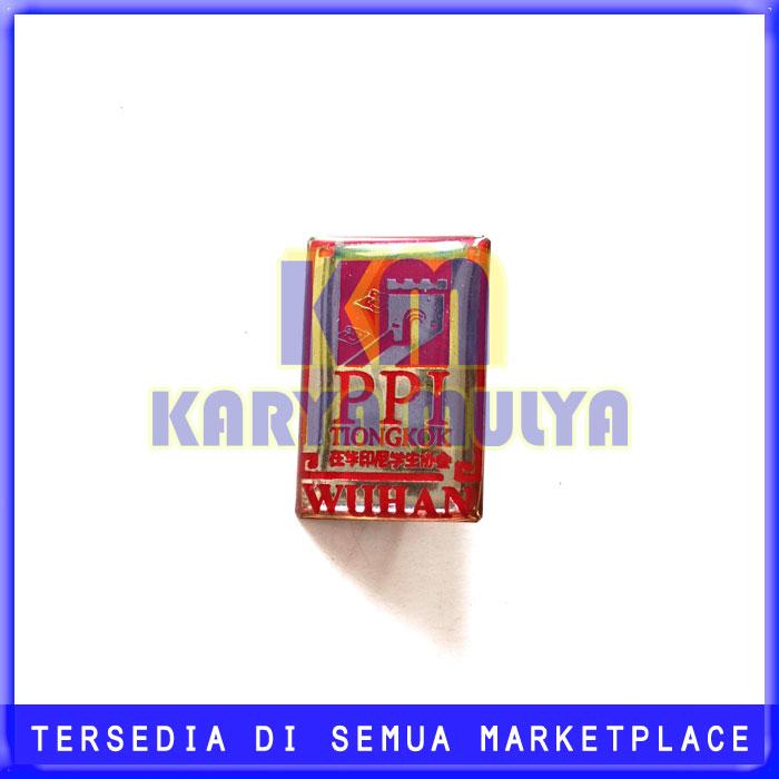 Lencana Pin Logo PPI Tiongkok Wuhan - Pin PPI Custom Murah - KM