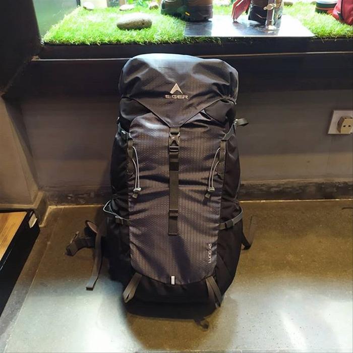 Tas Eiger Lucid 45 X Bag Abu Grey 91000 4578 Original Carier Cariel