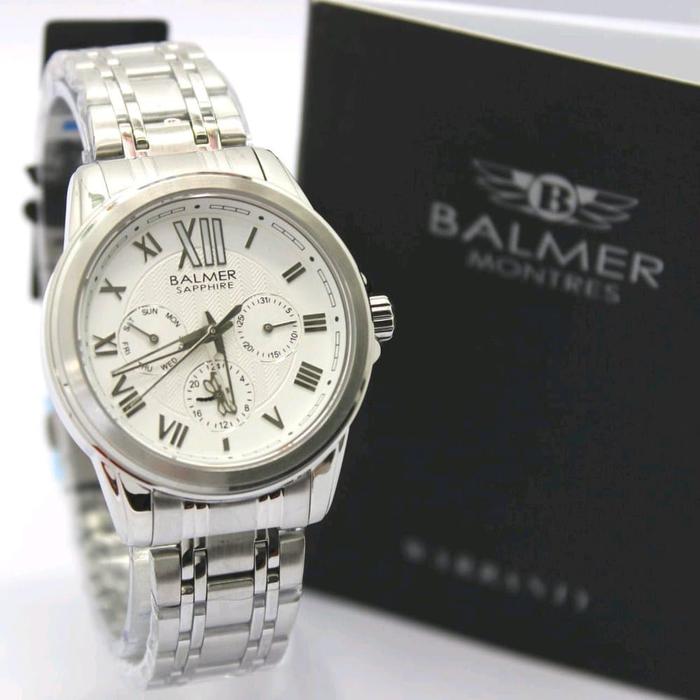 Balmer Jam Tangan Wanita 7976 Original Chronograph Kaca Sapphire Water Resistant Diameter 3.5cm Case