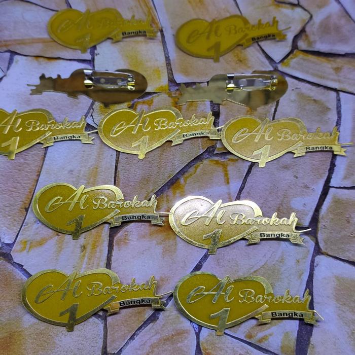 Nametag Grafiti / Pin Bros Grafiti / Kuningan Stanlis Custom