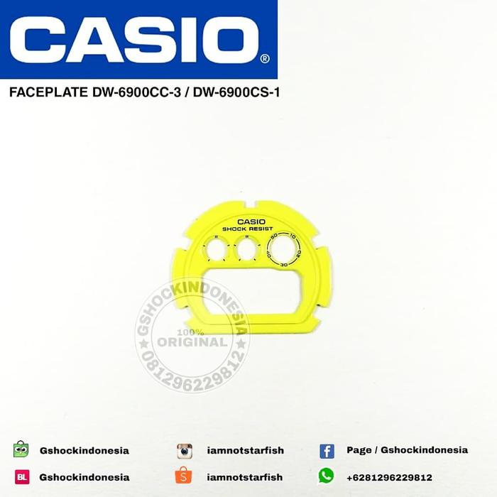 Faceplate DW6900CC DW6900CS Faceplate Gshock DW6900
