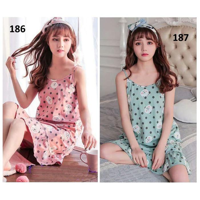 Daster Tanktop Wanita - Daster Wanita Model Tanktop 186 - 187