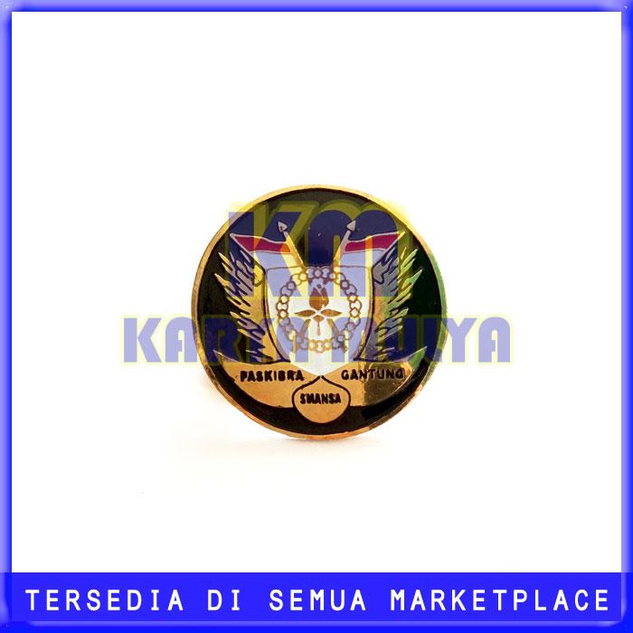 Pin Paskibra Model Bulat - Pin Paskibra Sekolah Custom Murah - KM