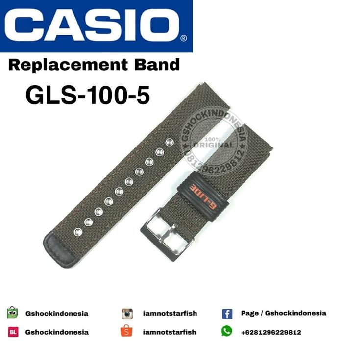 Replacement Band Casio Gshock GLS100 Band GLS-100-5 Strap GLS 100