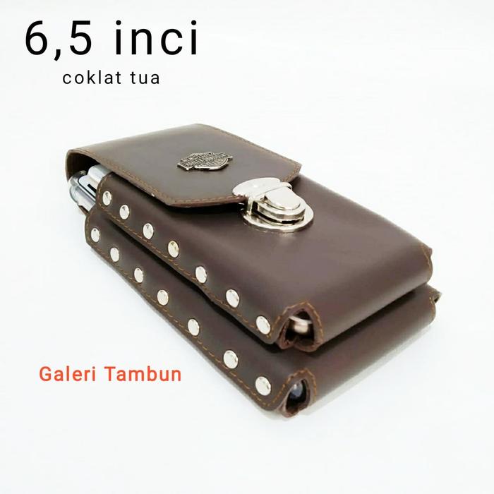 DOMPET HP PRIA SARUNG HP UKURAN MAXIMAL 6,5 INCI