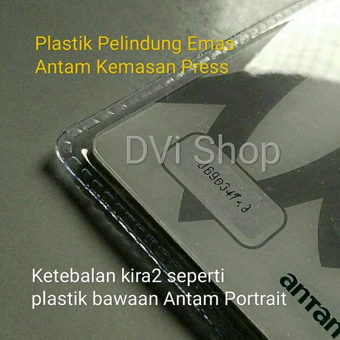 Plastik Pelindung CertiCard Logam Mulia Emas Antam 1 2 3 5 gr gram