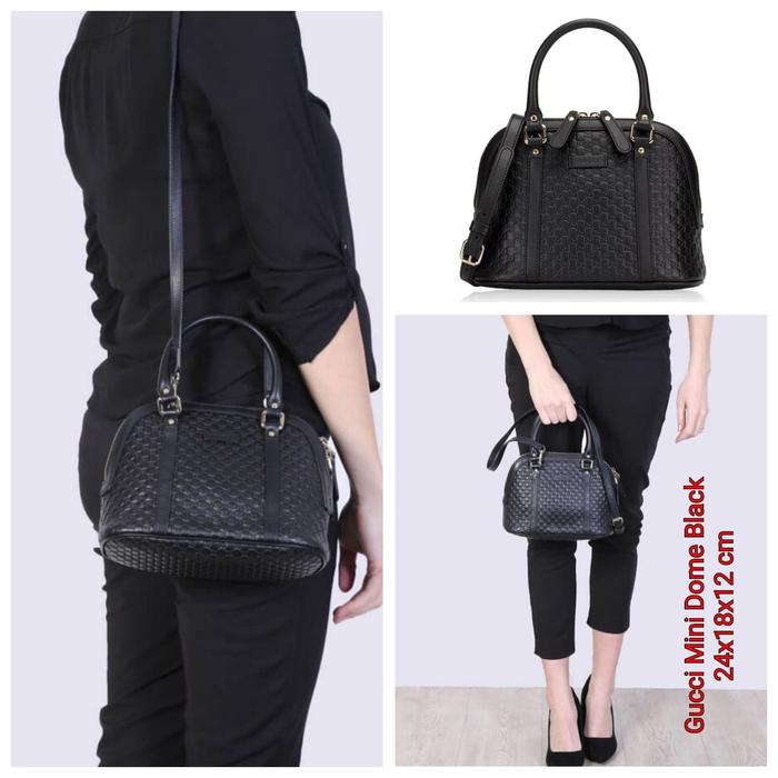 Gucci Sima Mini Dome Black