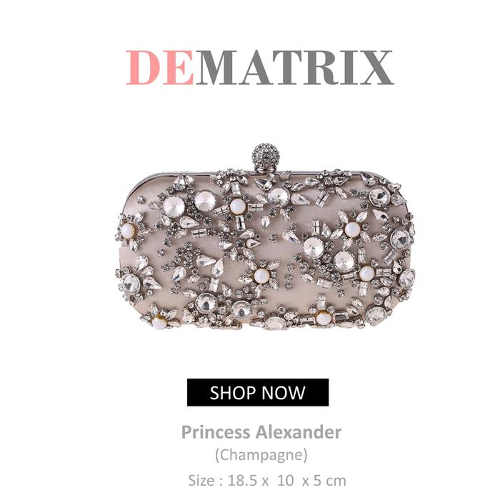 Tas Pesta / Beaded Party Clutch - Alexander by Dematrix