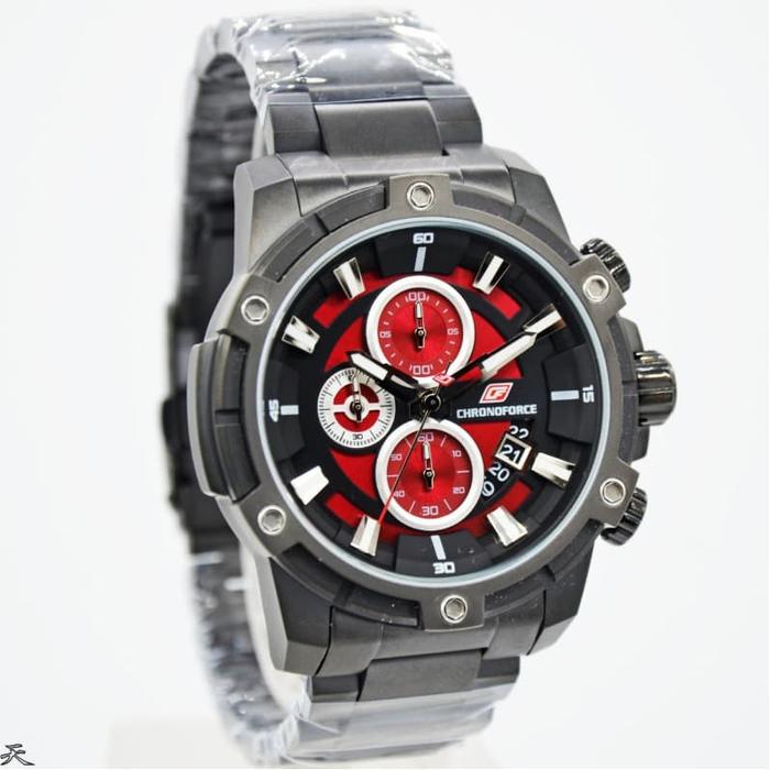 Jam Tangan Pria Original Chronoforce 5320MB Red ORIGINAL 100%