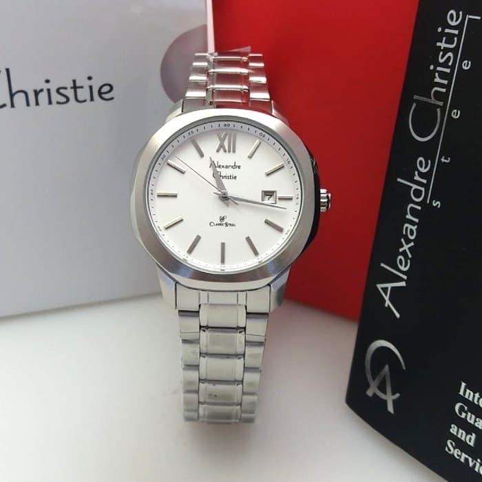 Jam Tangan Wanita Alexandre Christie AC 8619 Original - Silver
