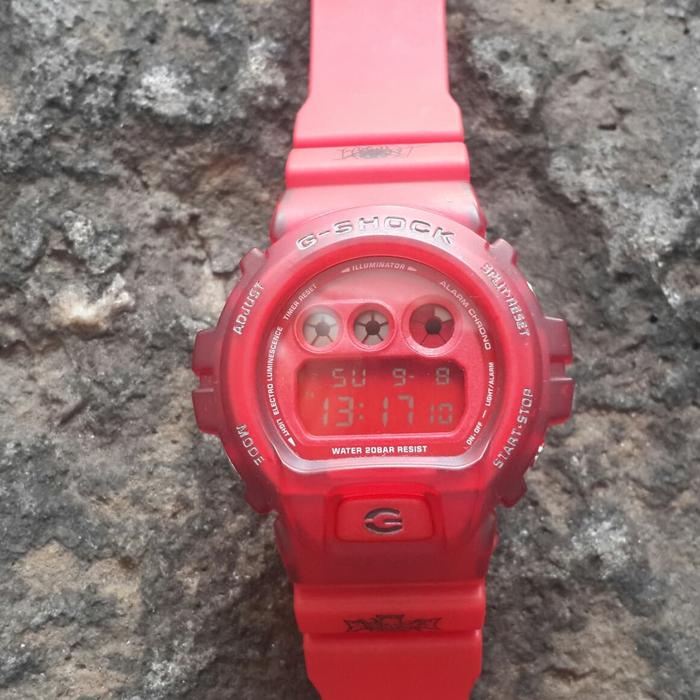 Casio Gshock DW-6900SB Full Red Custom/Kastem