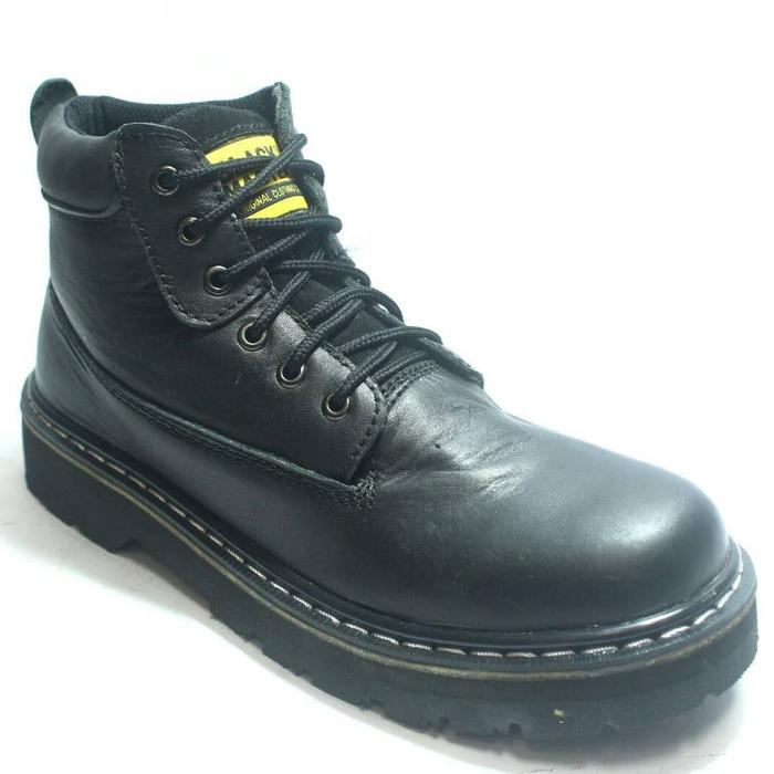 SEPATU BOOTS PRIA BLACKMASTER BLACKSTONE HITAM ORIGINAL KULIT ASLI