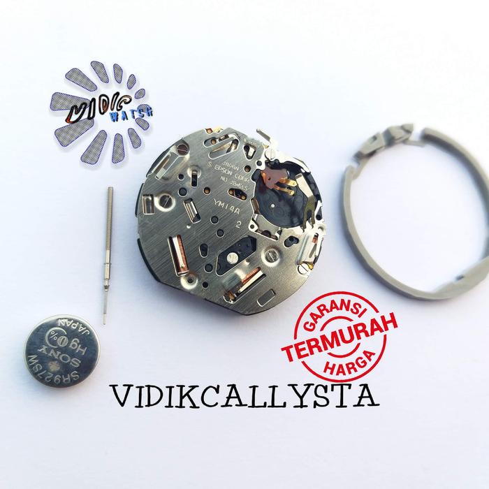 Mesin jam tangan Hattori YM14A YM-14A YM 14A 14 A Original