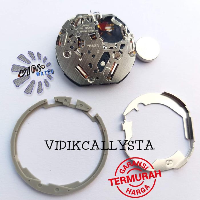 Mesin jam tangan Hattori YM82a YM-82a YM 82a Original