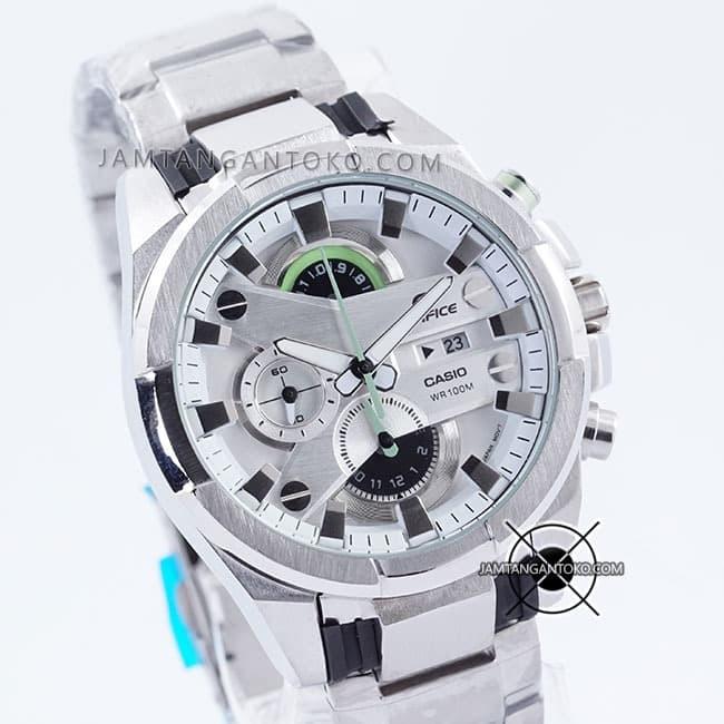 Jam Tangan Edifice EFR-540D-7AV Silver Putih EFR540 EFR-540 ORI BM