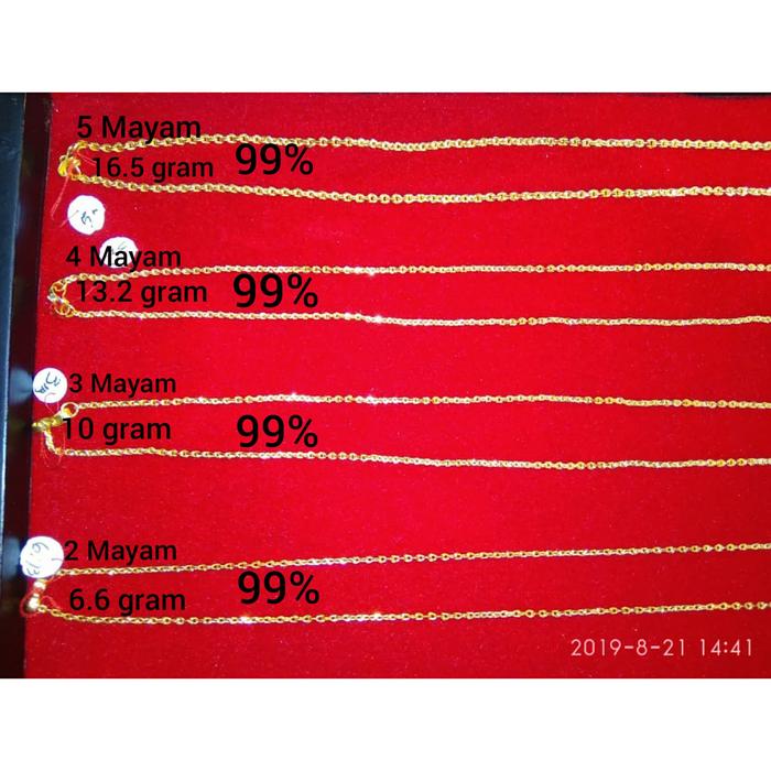 Kalung wanita emas asli 24K