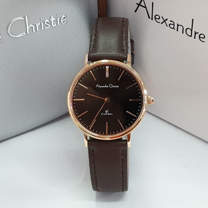 Alexandre Christie 8625MH / AC8625 Rosegold Black Original & Garansi