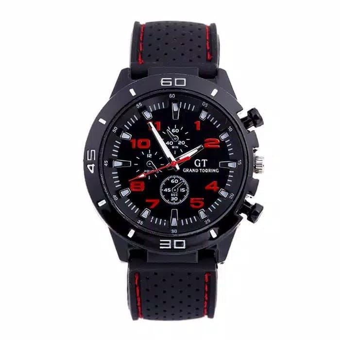 Jam tangan Grand Touring korea crono/ Red
