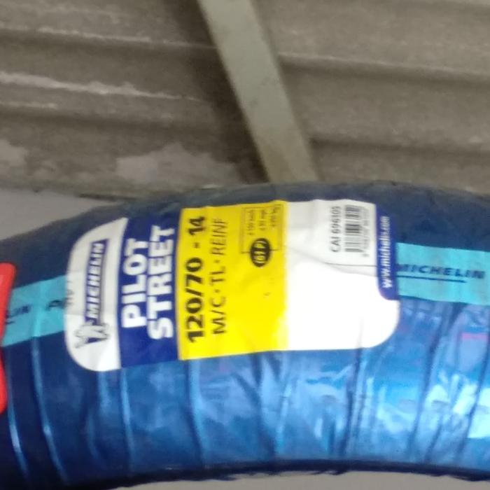 MICHELIN 120/70-14 PILOTSTREET TUBELES VELG RING 14