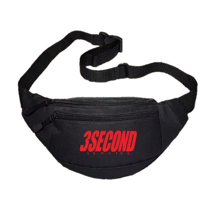 TAS SLEMPANG PRIA WAISTBAG 3 SECOND GENUINE - TOPI KITA