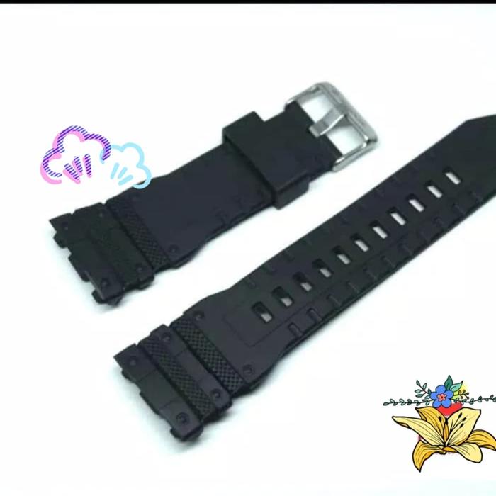 strap tali jam tangan eiger ls96 ls-96 ls 96 black lentur