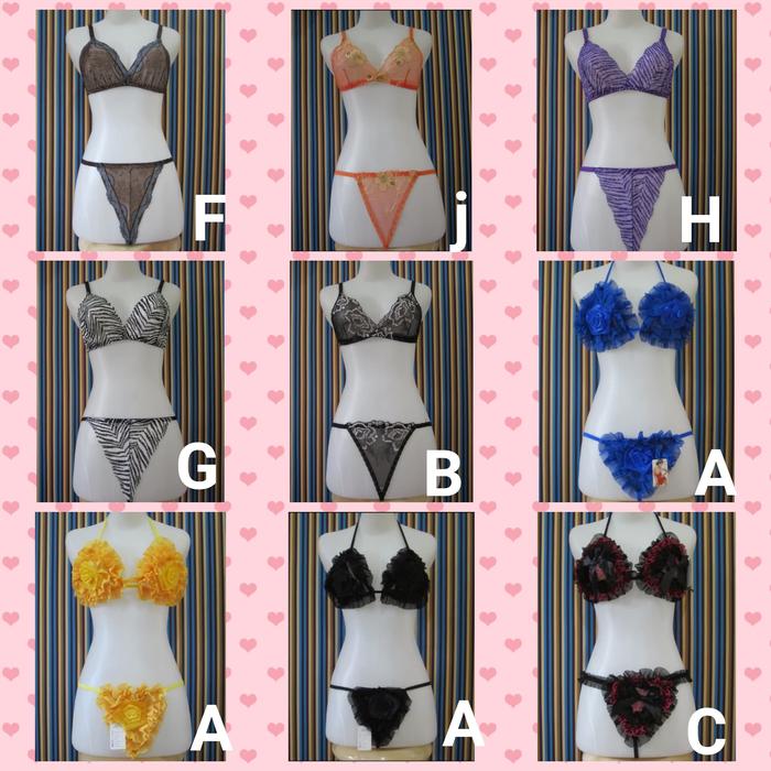 lingerie bikini transparan super laris