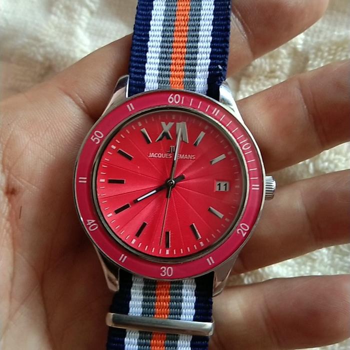 Jam Tangan Cowok atau cewek Original Jacques Lemans diameter 37mm