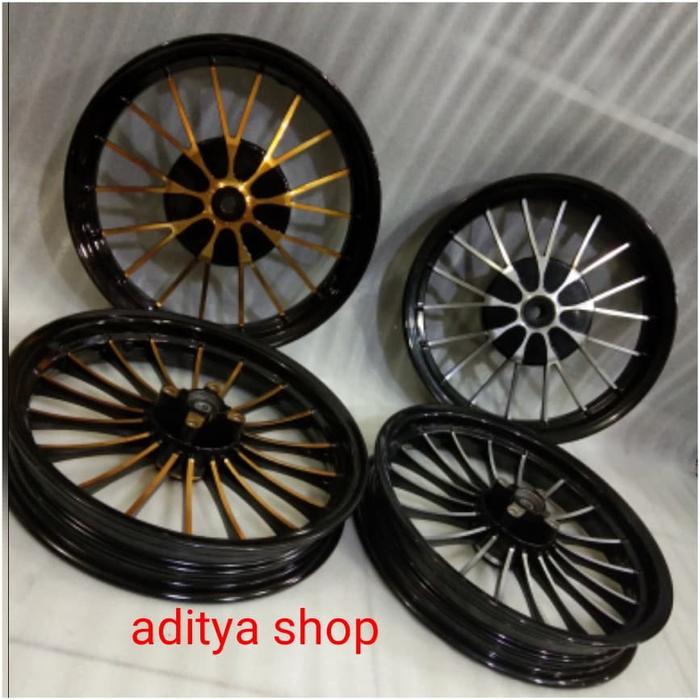 velg tapak lebar yamaha mio sporty,mio soul,mio new,dll