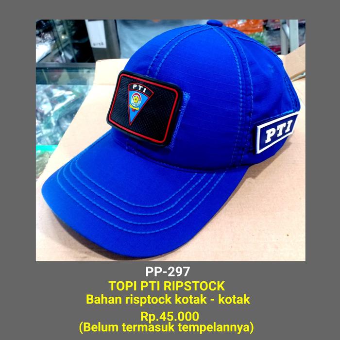 topi pti pol pp perekat topi ripstcok