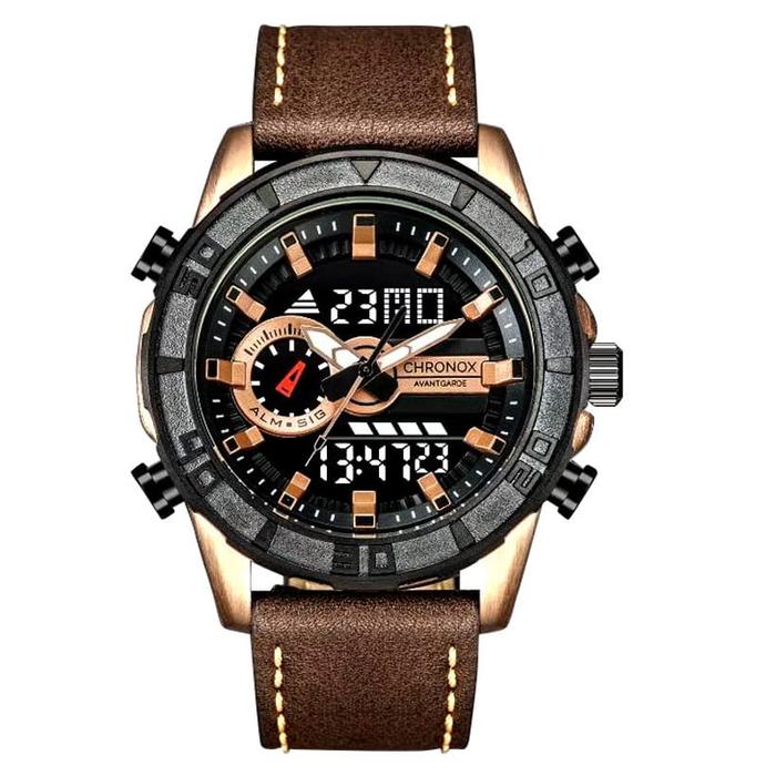 Chronox CX5002 - Avant Garde - Dual Time - ORIGINAL & GARANSI RESMI !