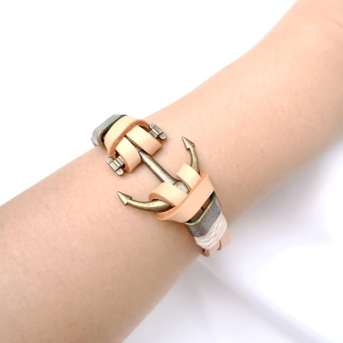gelang korea gelang cowok gelang etnik bali gelang jangkar emas
