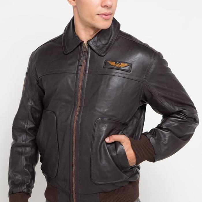 Jaket Kulit Bomber MGEE (Jack 15CK501R)